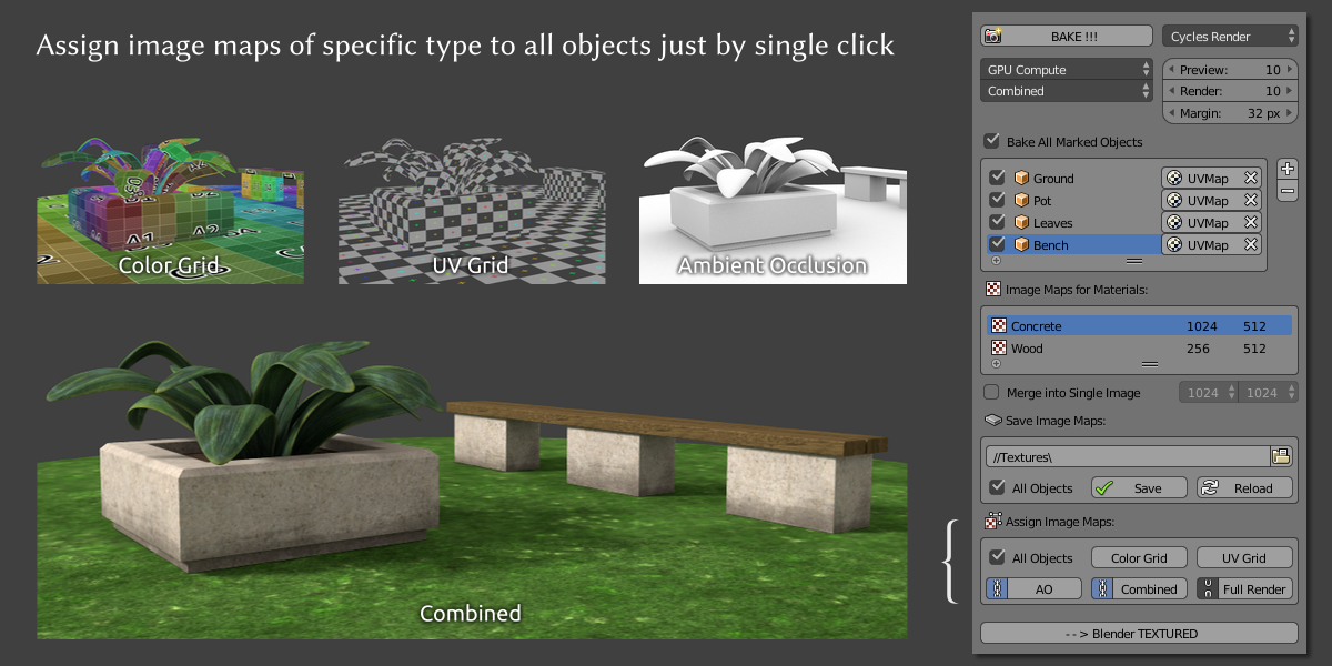 How you can bake textures faster in Blender's Cycles render