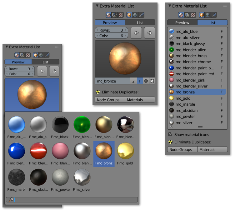 blender material library addon free
